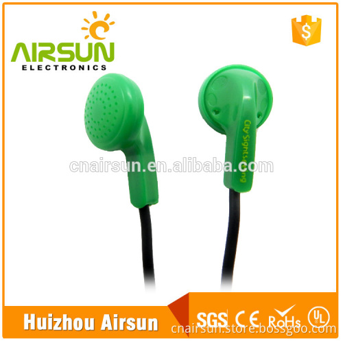 Bulk Stock Colorful Cheapest Disposable Airline headphone Earphones